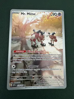 Mr. Mime 179/165 151 Pokemon Illustration Rare - Image 1