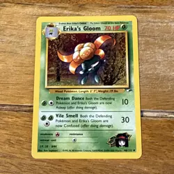 Pokemon TCG Erika's Gloom Gym Heroes Set 46/132 LP - Image 1