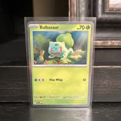 Pokemon TCG Scarlet & Violet Black Star Promos Bulbasaur #46 SVP Holo - Image 1