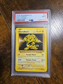 Electabuzz Regular Common #41 - PSA MINT 9 - 2016 XY Evolutions - Pokemon TCG - Image 1