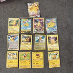 Mixed Pokemon Tcg Pikachu Trading Lot. Ash’s Pikachu Ect - Image 1
