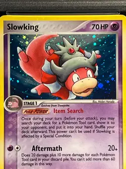 2005 Pokemon EX Unseen Forces -Slowking 14/115 -HOLO RARE- PSA Mint 9 - Image 4
