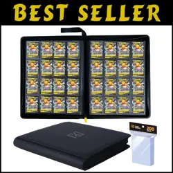 Elegant Card Binder with 1000+ Pockets & 200 Protective Sleeves for Collectors - Image 1