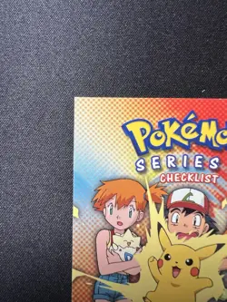 Series 3 Checklist Pokemon TV Animation - Non Holo - Blue Logo - Topps Pokemon - Image 2