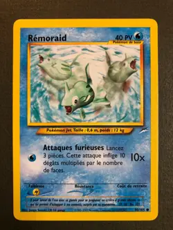 Pokemon [FRENCH] Remoraid 80/105 Neo Destiny 2000 NM Pristine! - Image 1