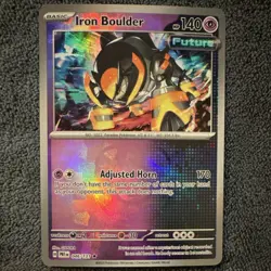 Iron Boulder 046/131 Sv: Prismatic Evolutions Holo Master Ball NM Pokemon TCG - Image 1
