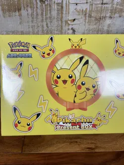 Pokemon Pikachu Present Box Korean Sealed Special Edition TCG Box - Image 2