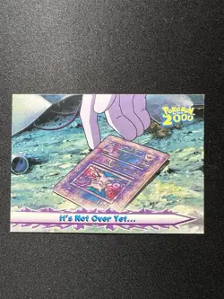 It's Not Over Yet #70 Pokemon Topps Non Holo Vintage Blue Logo 1st Print - Image 1