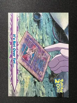 It's Not Over Yet #70 Pokemon Topps Non Holo Vintage Blue Logo 1st Print - Image 2