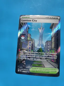 Lumiose City 111/88 Trainer Stadium holo full art Perfect Order ME Pokemon 2026 - Image 1