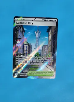 Lumiose City 111/88 Trainer Stadium holo full art Perfect Order ME Pokemon 2026 - Image 2