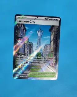 Lumiose City 111/88 Trainer Stadium holo full art Perfect Order ME Pokemon 2026 - Image 4