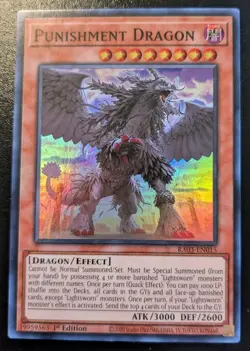 Punishment Dragon RA03-EN015 1st Ed Super Rare Quarter Century Bonanza Yu-Gi-Oh! - Image 1