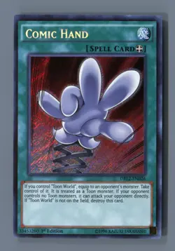 Comic Hand DRL2-EN026 Secret Rare Dragons of Legend 2 Yu-Gi-Oh 1st Edition LP - Image 1