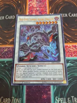Yu-Gi-Oh! Red-Eyes Zombie Necro Dragon SR07-EN041 Ultra Rare 1st Edition NM - Image 1