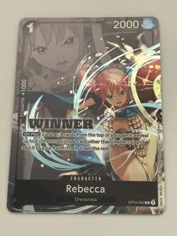 Rebecca Winner Stamp Foil One Piece OP04-092 Promo - Image 1