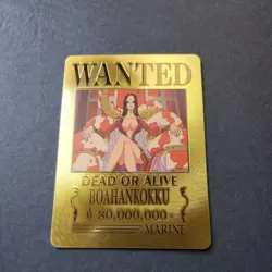 One Piece Wanted Poster Gold Card Collectible✨ - Image 1