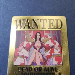 One Piece Wanted Poster Gold Card Collectible✨ - Image 2