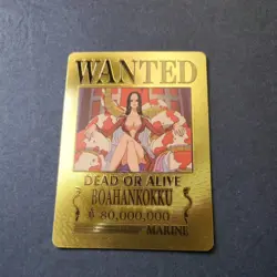 One Piece Wanted Poster Gold Card Collectible✨ - Image 4