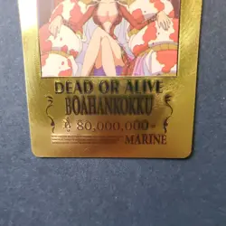 One Piece Wanted Poster Gold Card Collectible✨ - Image 5