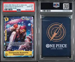 2026 One Piece Op14-108 Eb04 Donquixote Rosinante Treasure Rare PSA 10 #108 - Image 1