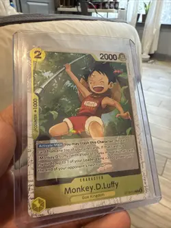 One Piece CCG Monkey D Luffy Op13-014 Foil Super Rare - Image 1