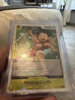 One Piece CCG Monkey D Luffy Op13-014 Foil Super Rare - Image 2