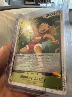 One Piece CCG Monkey D Luffy Op13-014 Foil Super Rare - Image 3
