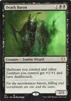 Death Baron MIC NM MTG Magic The Gathering Card - Image 1