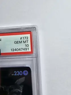 Pokemon Zekrom EX TCG Card 172/086 Black Bolt English Edition PSA 10 - Image 3