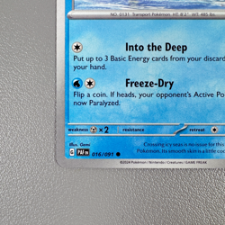 Pokemon TCG Card - Lapras 16/91 Common | 2024 Paldean Fates | NM/Mint - Image 4