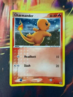 Charmander 58/112 NM *HOLO SWIRL* FireRed & LeafGreen 2004 Pokemon TCG - Image 1