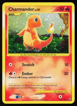 2008 Pokemon Diamond and Pearl Stormfront Charmander Secret Rare Holo #101 NM - Image 1