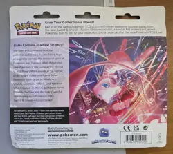 Pokemon Sword & Shield Fusion Strike 3-Pack Booster Blister (Eevee version) - Image 5