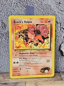 Brock's Vulpix 37/132 Gym Challenge Regular Pokemon card - Image 1