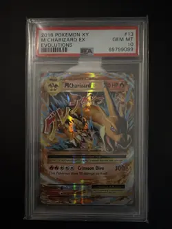 Pokemon XY Evolutions 2016 Holo M Charizard EX #13/108 Psa 10 - Image 1