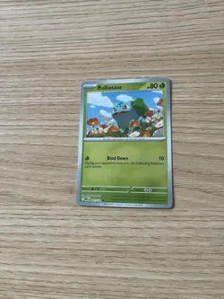Pokemon TCG Bulbasaur 001/132 Reverse Holo Common Me01 Mega Evolution Hyogonosu… - Image 1