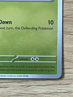 Pokemon TCG Bulbasaur 001/132 Reverse Holo Common Me01 Mega Evolution Hyogonosu… - Image 5