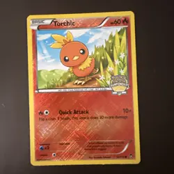 Pokemon TCG Torchic 12/111 Reverse Holo TCG Championships Stamped Promo NM - Image 1
