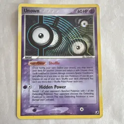 Pokemon Unown 1/28 EX Unseen Forces HOLO 2005 English MP - Image 1