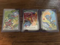 Pokemon TCG Bulbasaur 037 , Charmander 038 , Squirtle 039 NM First Partner Promo - Image 1