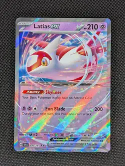 Latias ex 076/191 Double Rare Surging Sparks Pokemon Near Mint - Image 1
