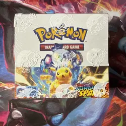 Pokemon TCG Scarlet & Violet Surging Sparks Booster Box Factory Sealed - Image 1