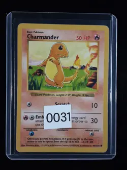 Pokemon Charmander Shadowless Base Set 46/102 Vintage 1999 WOTC - Image 3