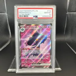 2025 Pokemon Phantasmal Flames Mismagius #112 Ultra Rare EN Graded PSA 10 - Image 1