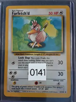 Pokemon Farfetch'd Base Set 27/102 Vintage 1999 WOTC MINT 10 - Image 3