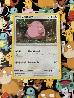 Pokemon 2018 McDonald’s Holo Chansey Horsea Eevee Dratini LP TCG Bundle Set Card - Image 2