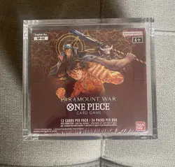 One Piece TCG Paramount War Booster Box (OP-02) Sealed English. - Image 1