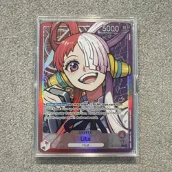 Bandai One Piece CCG Uta OP06-001 Leader Wings of the Captain Alt Art Holo - Image 1