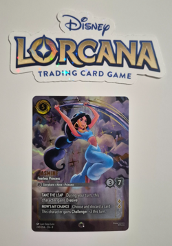 Disney Lorcana Fabled Enchanted Jasmine Fearless Princess English Rare - Image 1